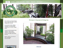Tablet Screenshot of guaranteedfoliage.com